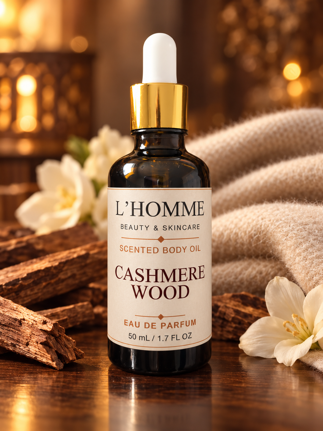 Cashmere Wood Eau de Parfum – L'Homme Beauty Inspired Fragrance