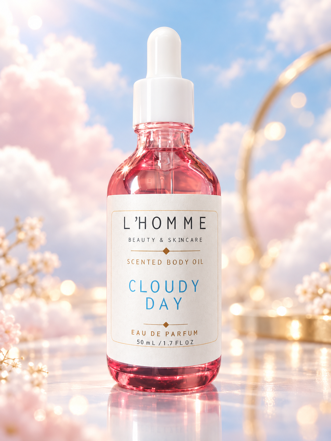 Cloudy Day Eau de Parfum – L'Homme Beauty Inspired Fragrance