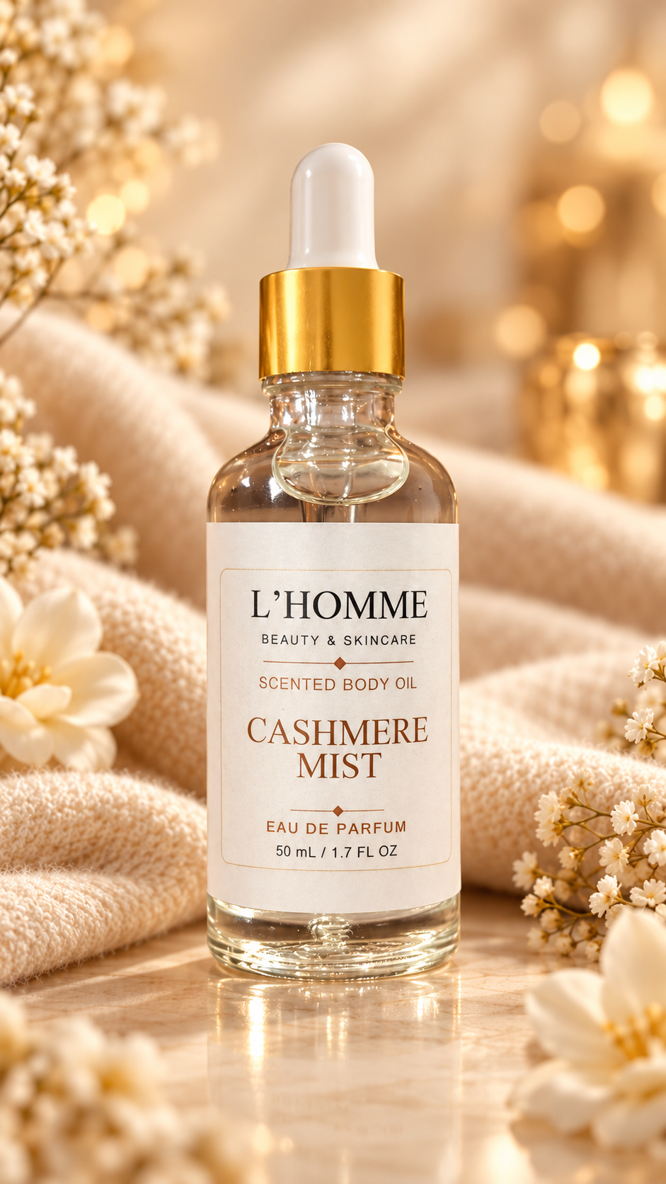 Cashmere Mist Eau de Parfum – L'Homme Beauty Inspired Fragrance